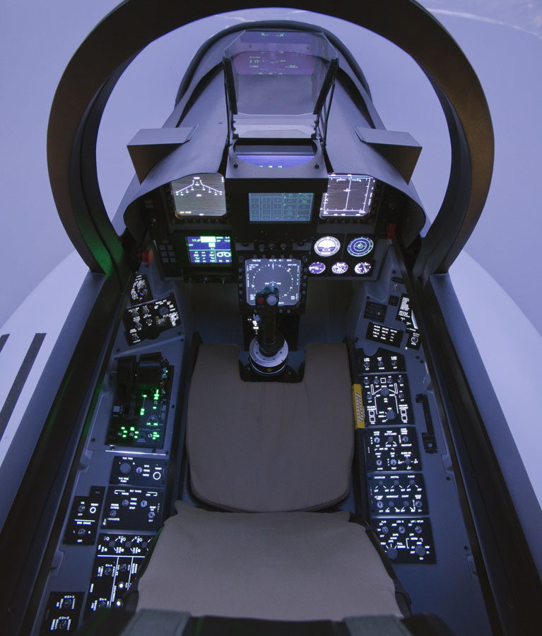 Simulateur Avion de Chasse - Cockpit